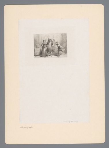 Monsieur Jourdain with his wife and Nicole