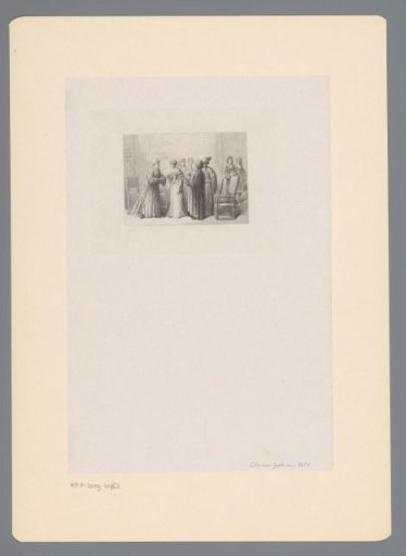Three men with turbans with a woman