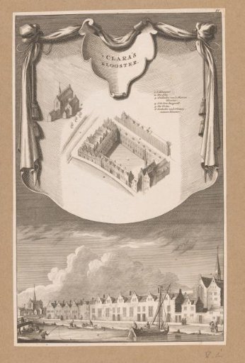 Views of the Saint Clara Convent in Amsterdam