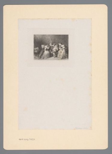 Magdelon and Cathos with Mascarille