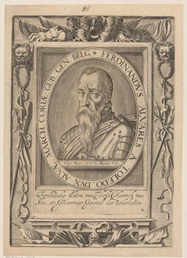 Portrait of Fernando Álvarez de Toledo, Duke of Alba, at the age of 79