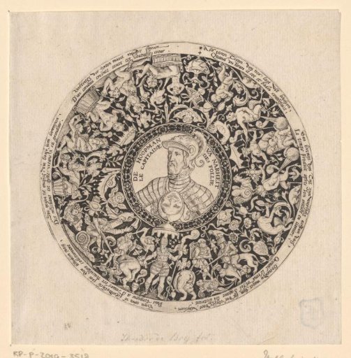 Medallion with portrait of Fernando Álvarez de Toledo, Duke of Alva