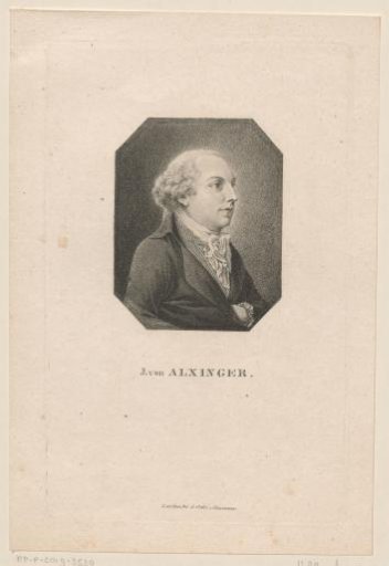 Portrait of Johann Baptist von Alxinger