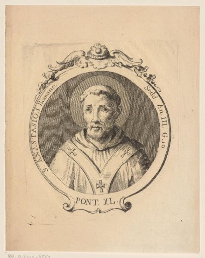 Portrait of Pope Anastasius I