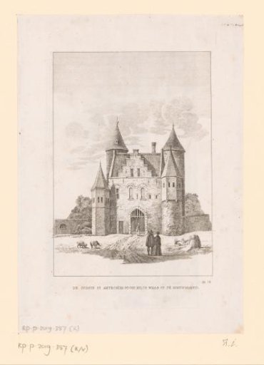View of the Sint-Antoniespoort in Amsterdam