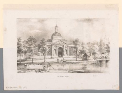 View of the Muiderpoort in Amsterdam
