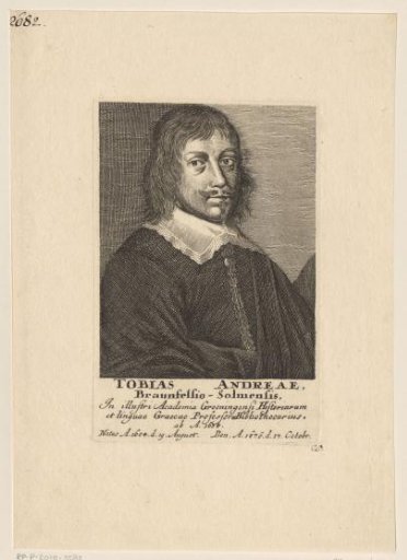 Portrait of Tobias Andreae