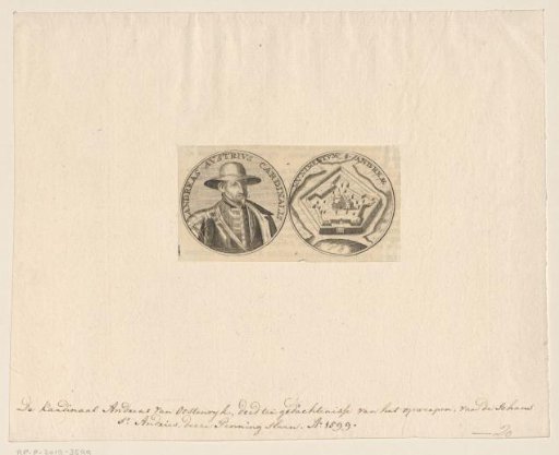 Medallion with a Portrait of Archduke Albert of Austria and the Fort of Sint-Adries