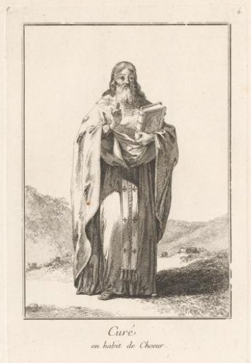 Priest in choir dress