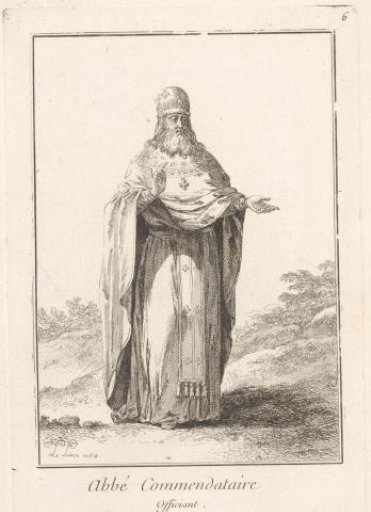 Russian Orthodox abbot in vestments