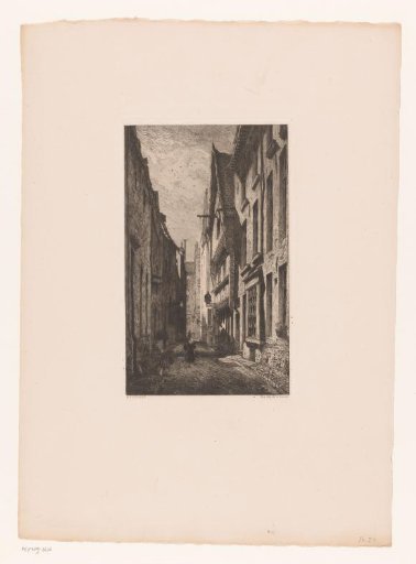 View of a Street in Brussels