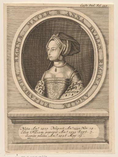 Portrait of Anne Boleyn, Queen of England