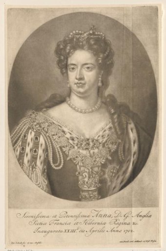Portrait of Anna Stuart, Queen of Great Britain