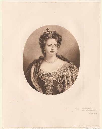 Portrait of Anna Stuart, Queen of Great Britain
