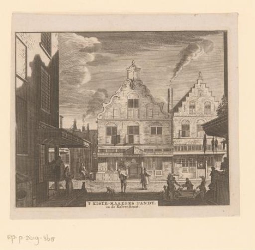 View of the Kistenmakerspand in Amsterdam