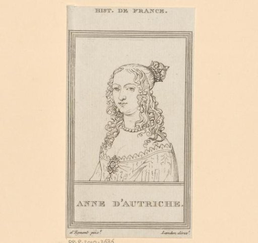 Portrait of Anne of Austria, Queen of France