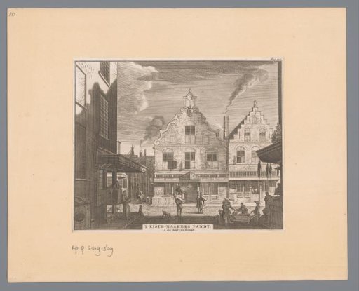 View of the Cabinetmakers' Building in Amsterdam