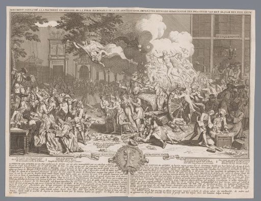 Monument commemorating the folly of the year 1720
