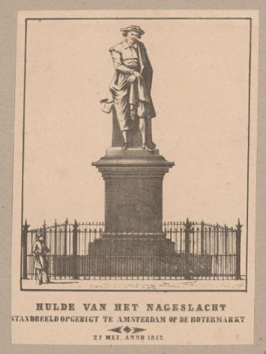 Statue of Rembrandt on Rembrandt Square