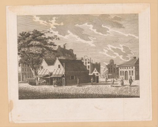Guardhouse of the civic militia on the Botermarkt in Amsterdam