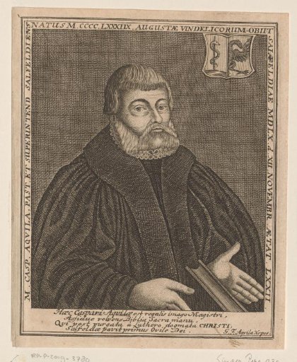 Portrait of Caspar Aquila