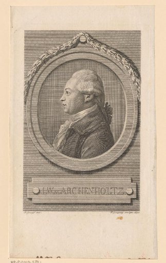 Portrait of Johann Wilhelm von Archenholz