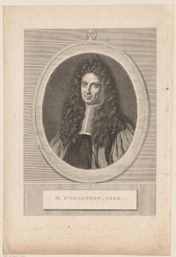 Portrait of Marc-René de Voyer de Paulmy, marquis d'Argenson