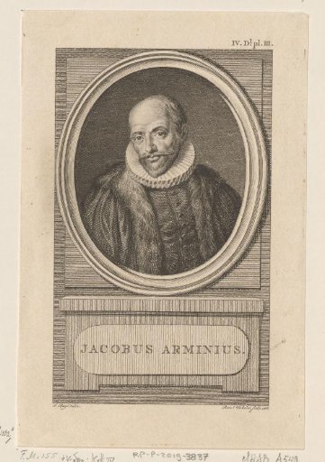 Portrait of Jacobus Arminius