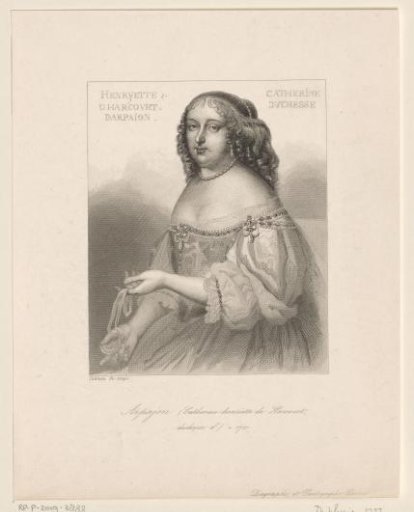 Portrait of Catherine Henriette d'Harcourt, Duchess of Arpajon