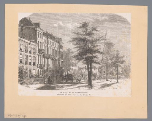 View of the Weteringschans in Amsterdam