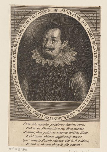 Portrait of August of Palatinate-Sulzbach