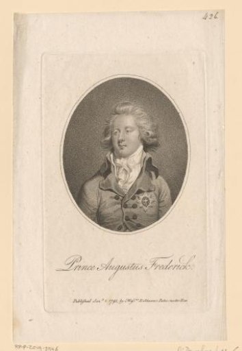 Portrait of Prince Augustus Frederick, Duke of Sussex