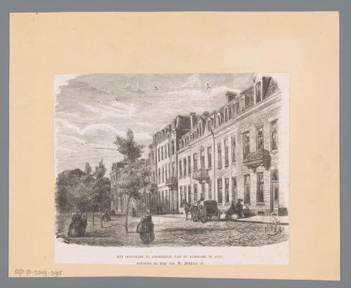 View of the Oosteinde in Amsterdam
