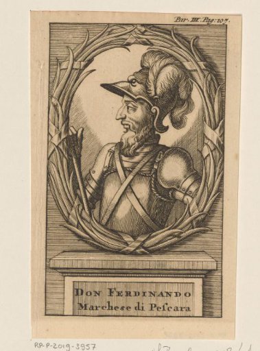 Portrait of Fernando Francesco d'Avalos