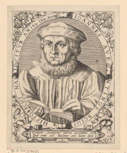 Portrait of Johannes Aventinus