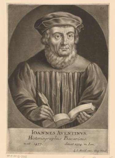 Portrait of Johannes Aventinus