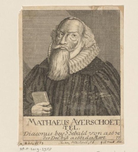 Portrait of Matthäus Ayerschöttel