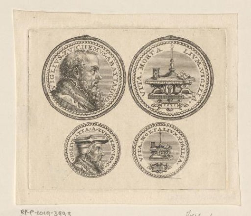 Medals with the Portrait of Viglius ab Aytta Zuichemus
