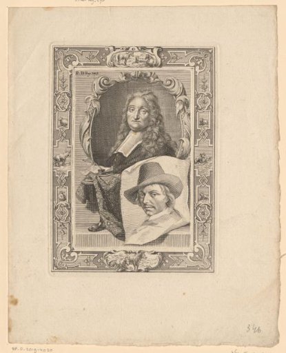 Portraits of Ludolf Bakhuysen and Vincent Laurensz. van der Vinne