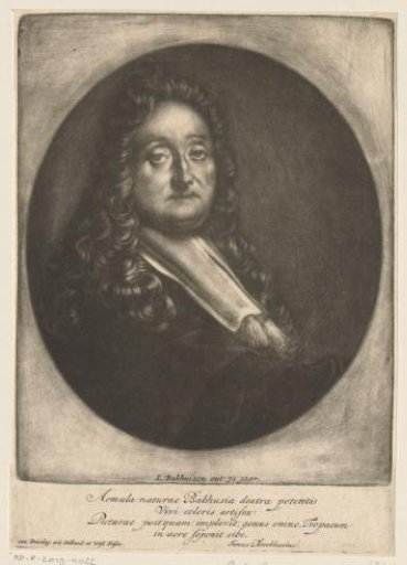 Portrait of Ludolf Bakhuysen at the Age of 71