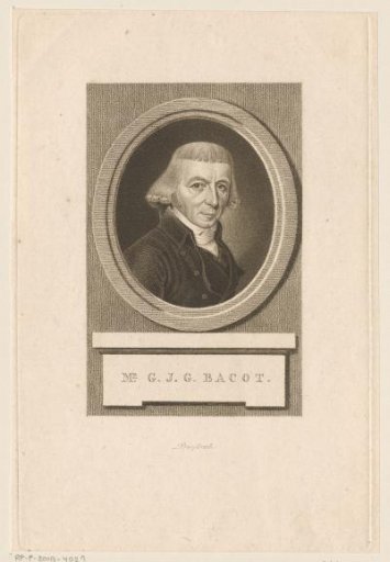 Portrait of Gerard Jacob Georg Bacot