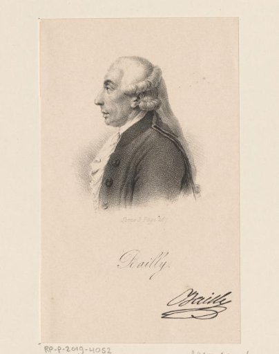 Portrait of Jean Sylvain Bailly