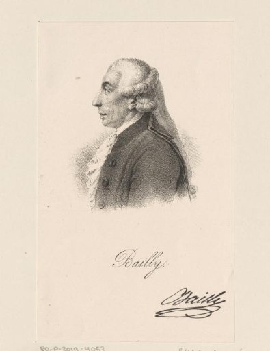 Portrait of Jean Sylvain Bailly