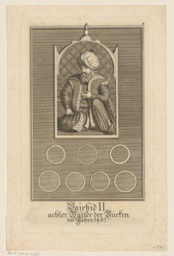 Portrait of Bayezid II, Sultan of the Ottoman Empire