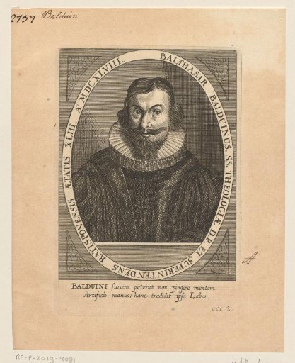 Portrait of Balthasar Balduin