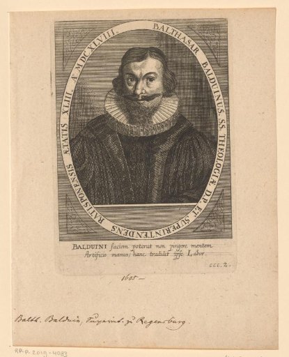 Portrait of Balthasar Balduin