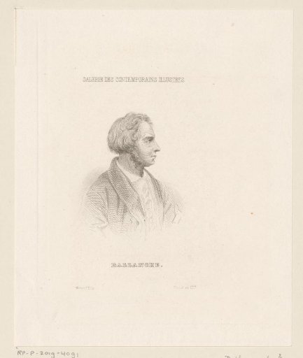 Portrait of Pierre-Simon Ballanche