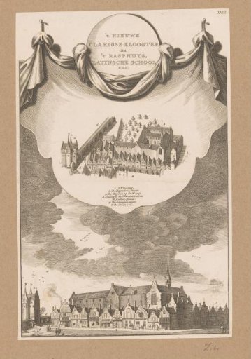 Views of the Clarissenklooster in Amsterdam