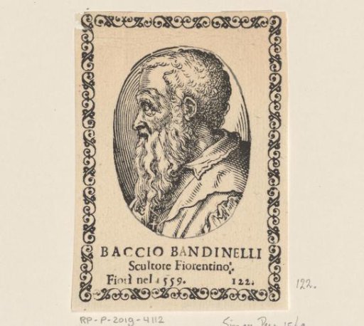 Portrait of Baccio Bandinelli