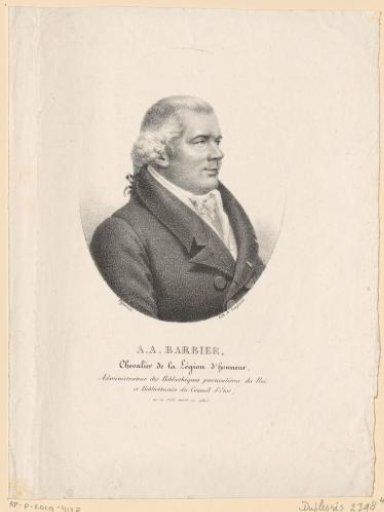 Portrait of Antoine-Alexandre Barbier